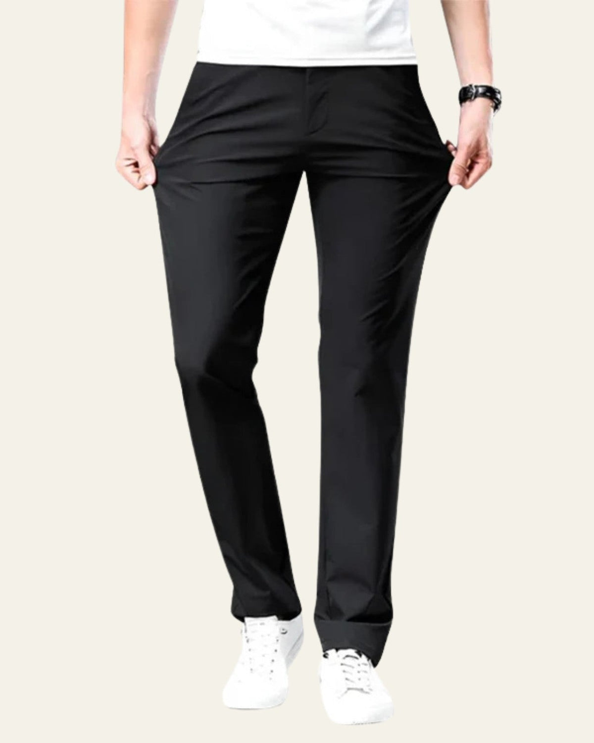 Pantaloni Chino Uomo in Cotone Premium Elastan Morbidi