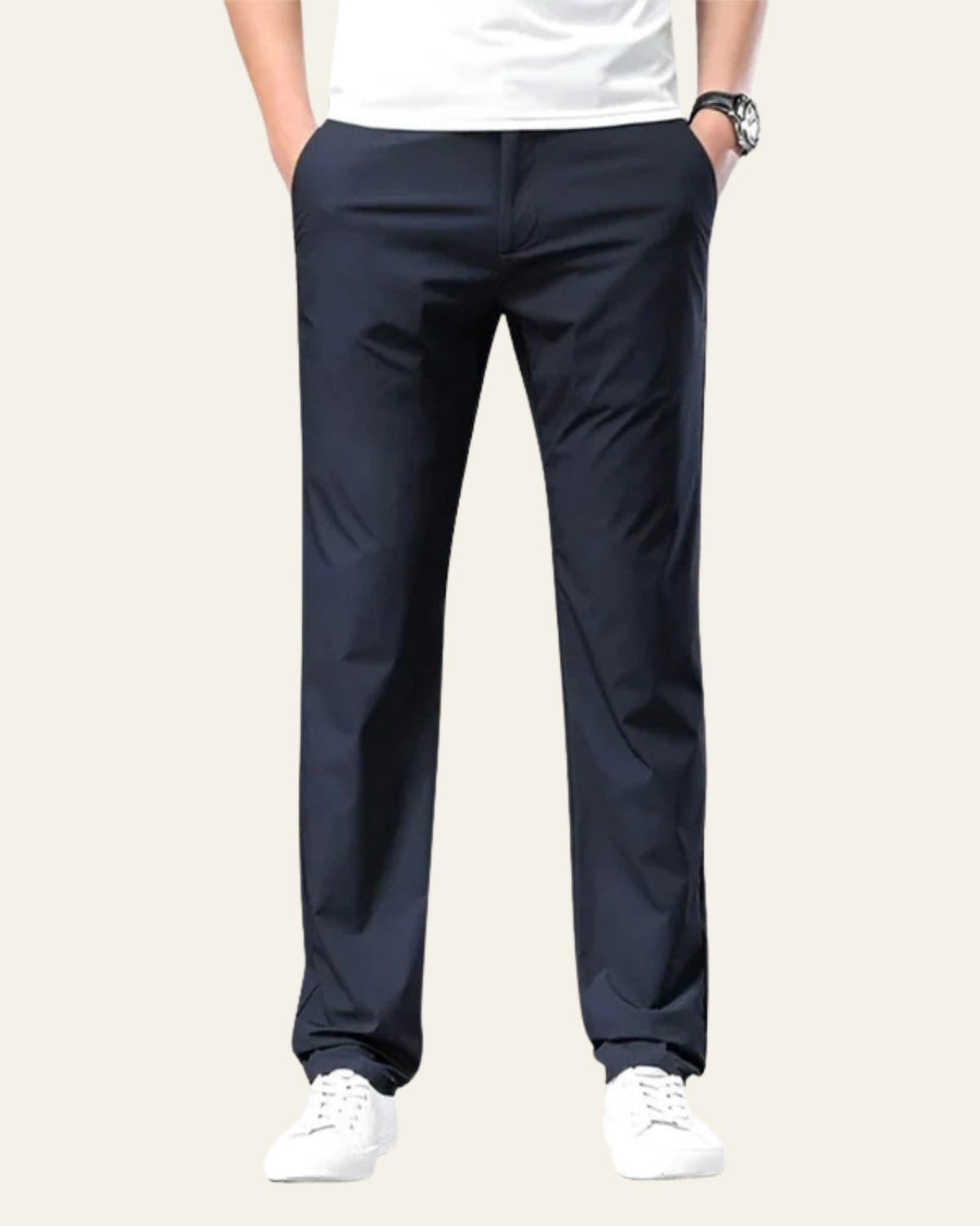 Pantaloni Chino Uomo in Cotone Premium Elastan Morbidi