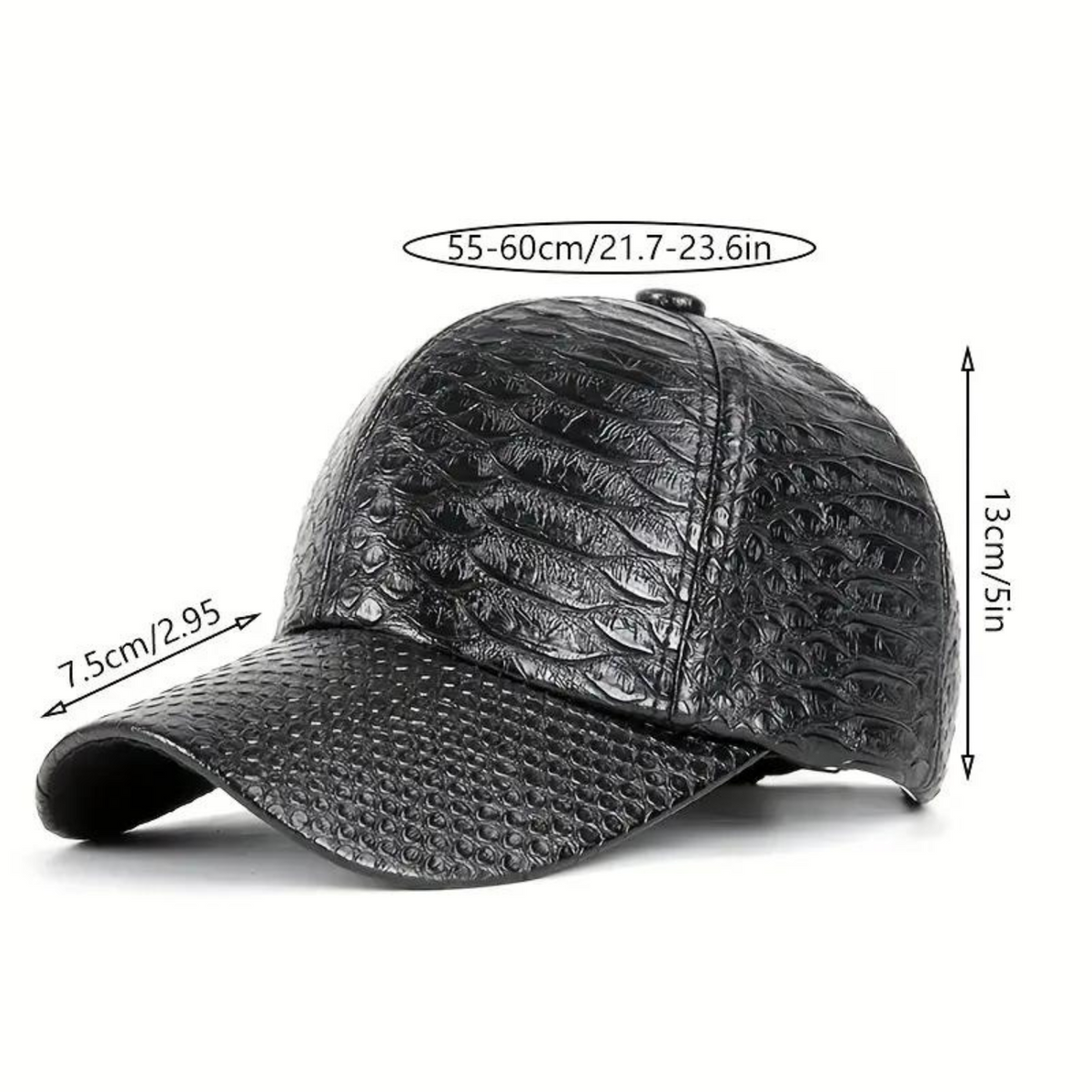 Cappello in Pelle CrocoScale