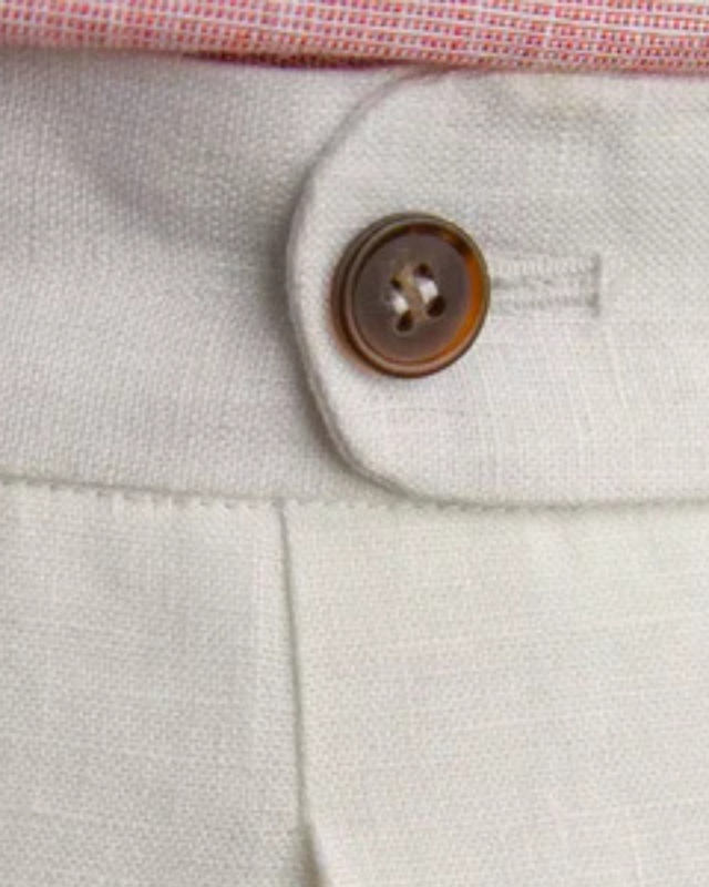 Pantaloni Uomo in Lino a Pieghe Caduta Sartoriale Leggeri