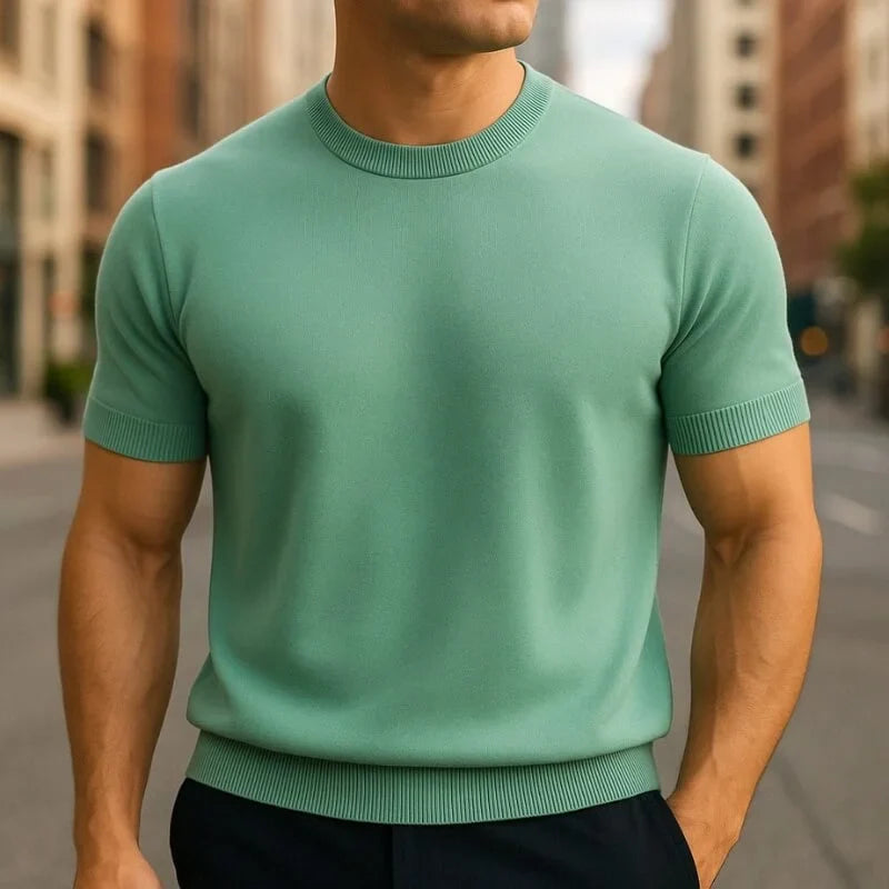 T-Shirt Auro dalla Vestibilità Sartoriale