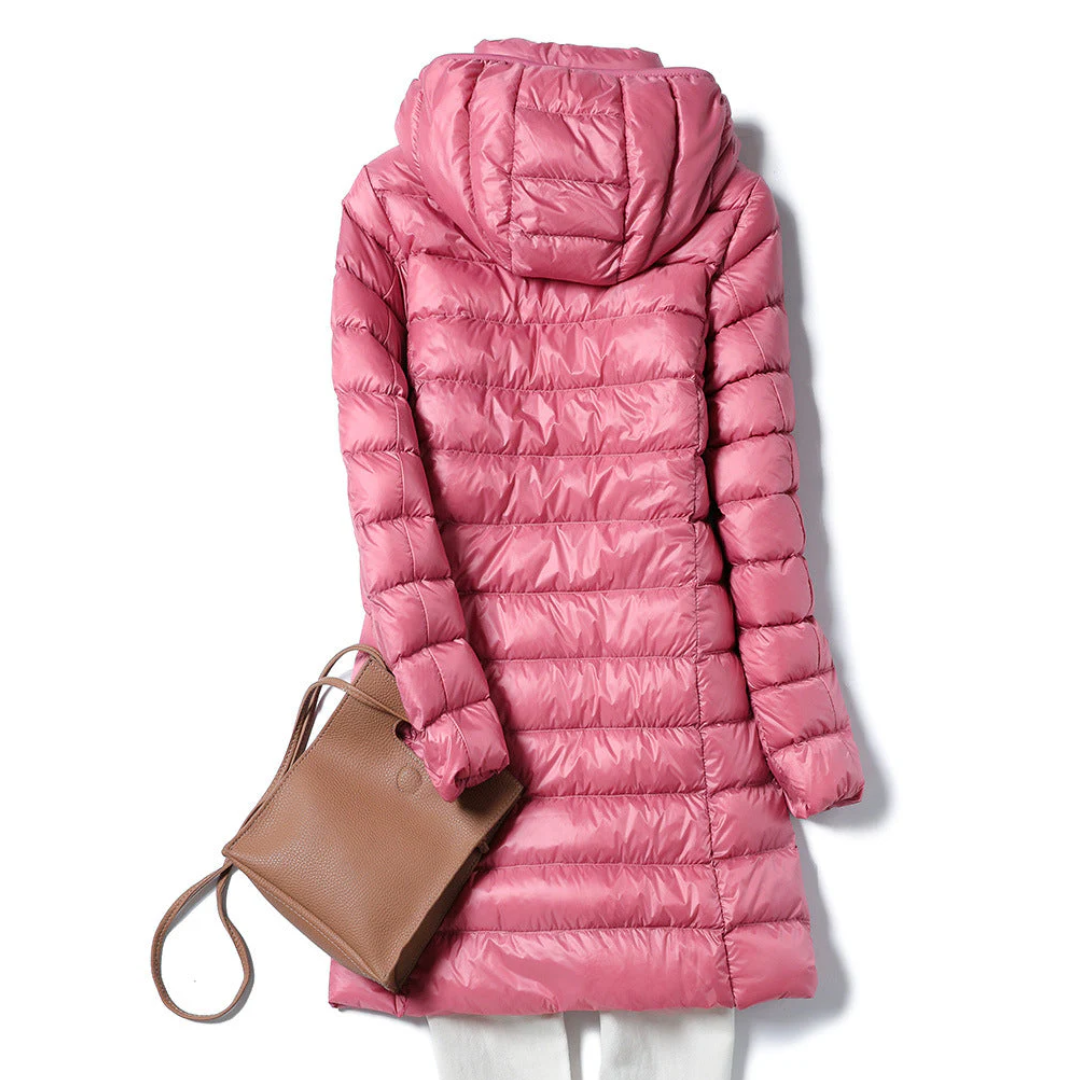 Katie™ Long Ultralight Puff Down Jacket