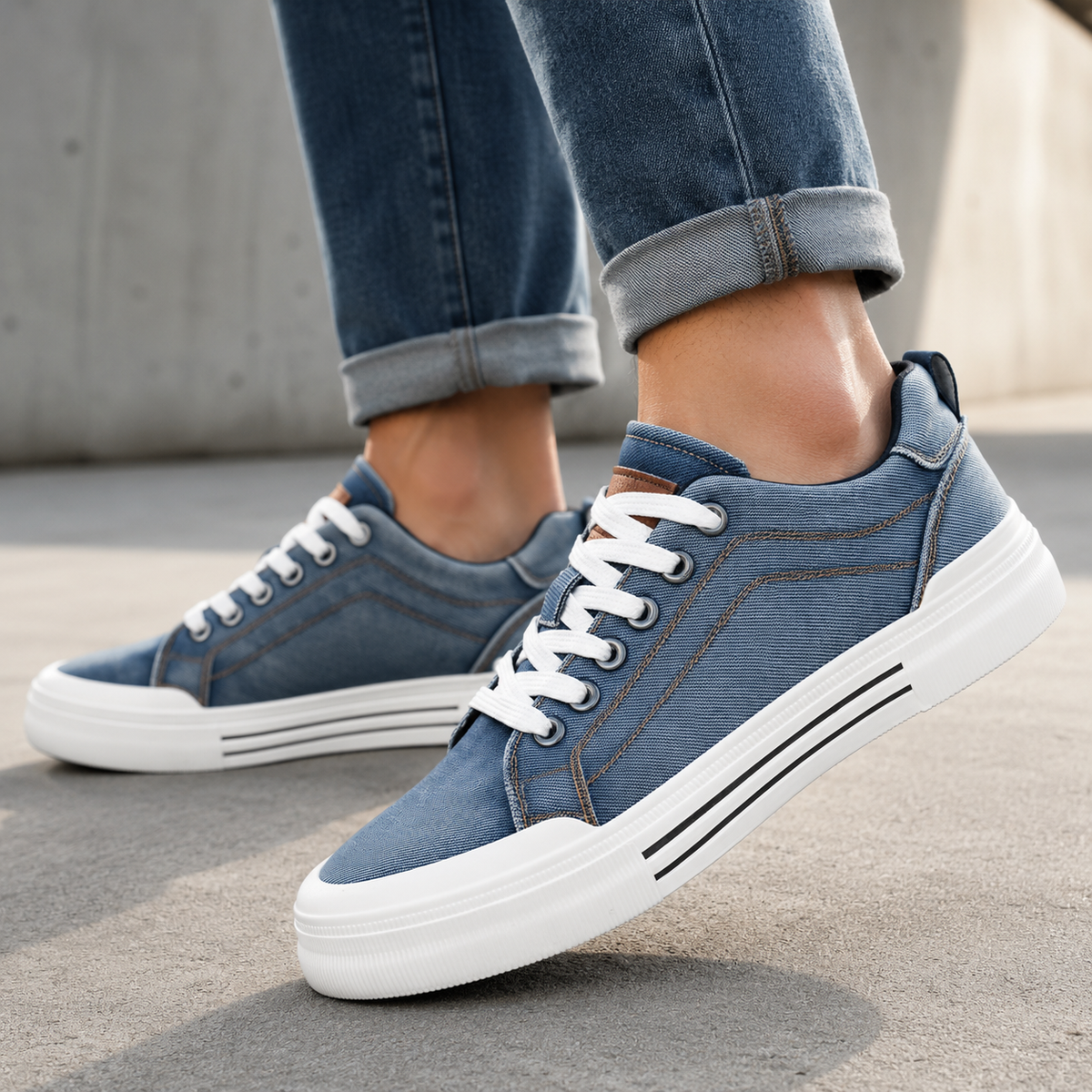 Sneakers Uomo Low-Top Design Casual