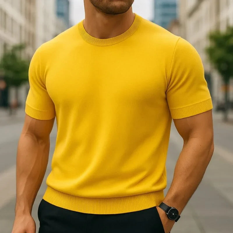 T-Shirt Auro dalla Vestibilità Sartoriale