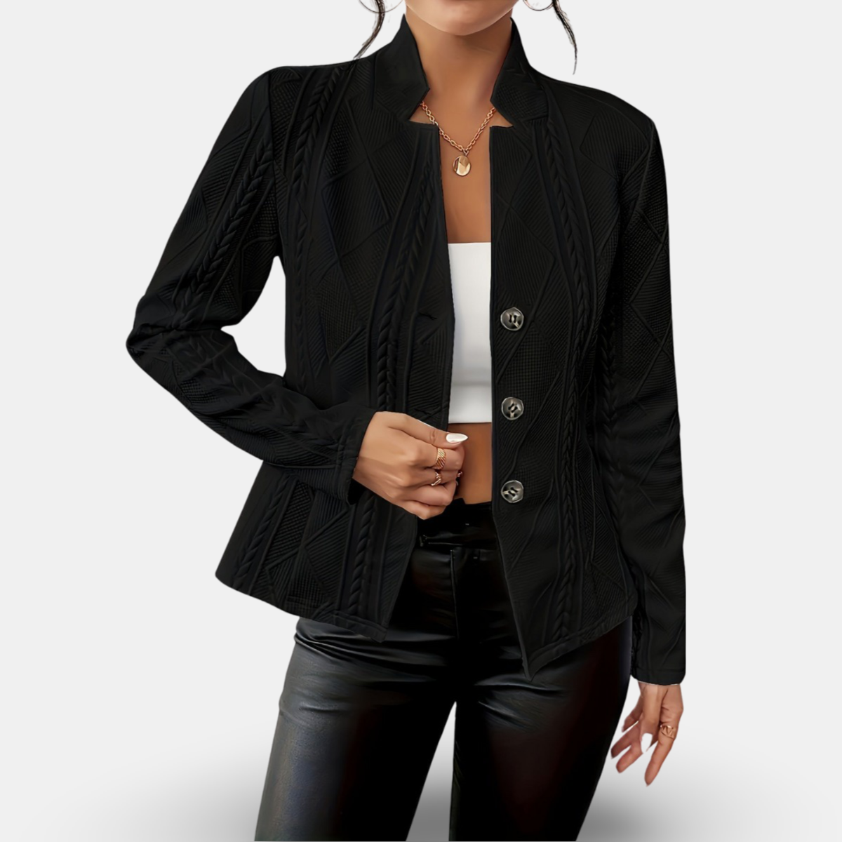 Rees™ Elegant Tailored Cardigan