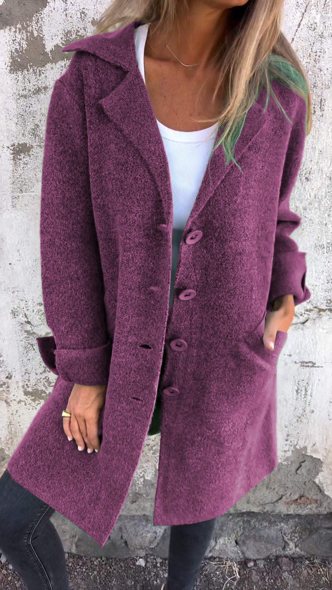 Brianna™ Long Knit Coat