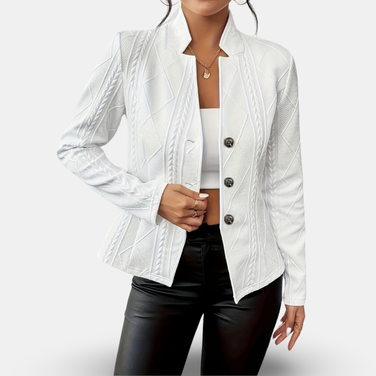 Rees™ Elegant Tailored Cardigan