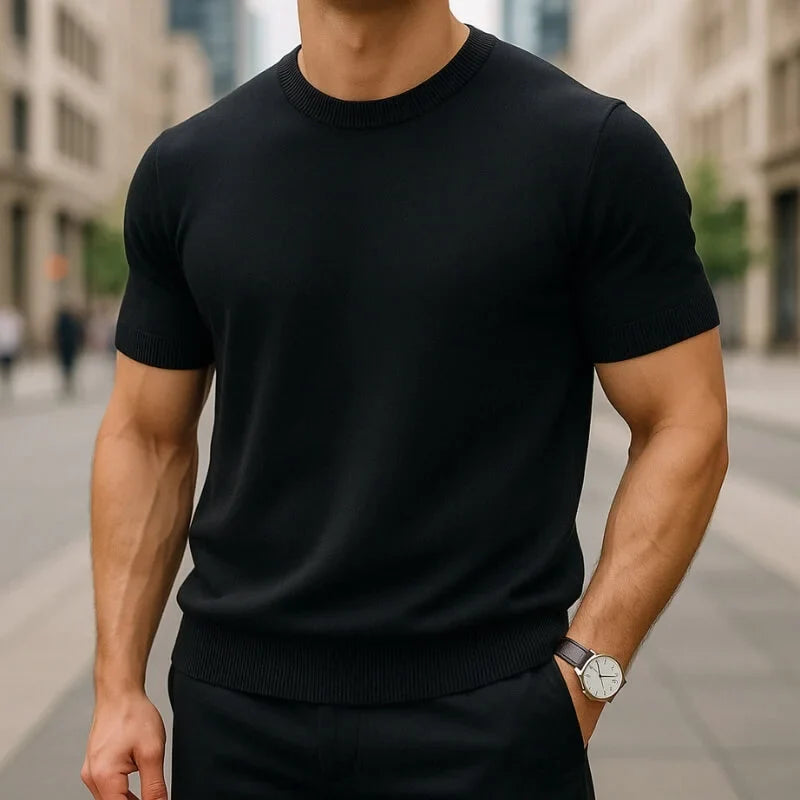 T-Shirt Auro dalla Vestibilità Sartoriale