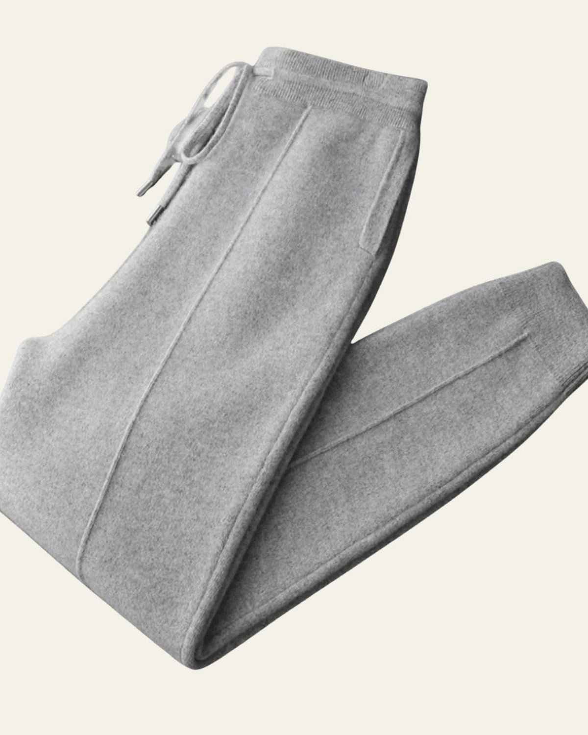 Pantaloni Jogger Uomo in Lana Merino Morbidi Comfort Leggero