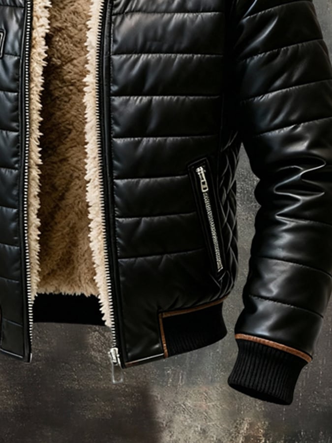 Giacca Benjamin Uomo con Zip e Interno Morbido
