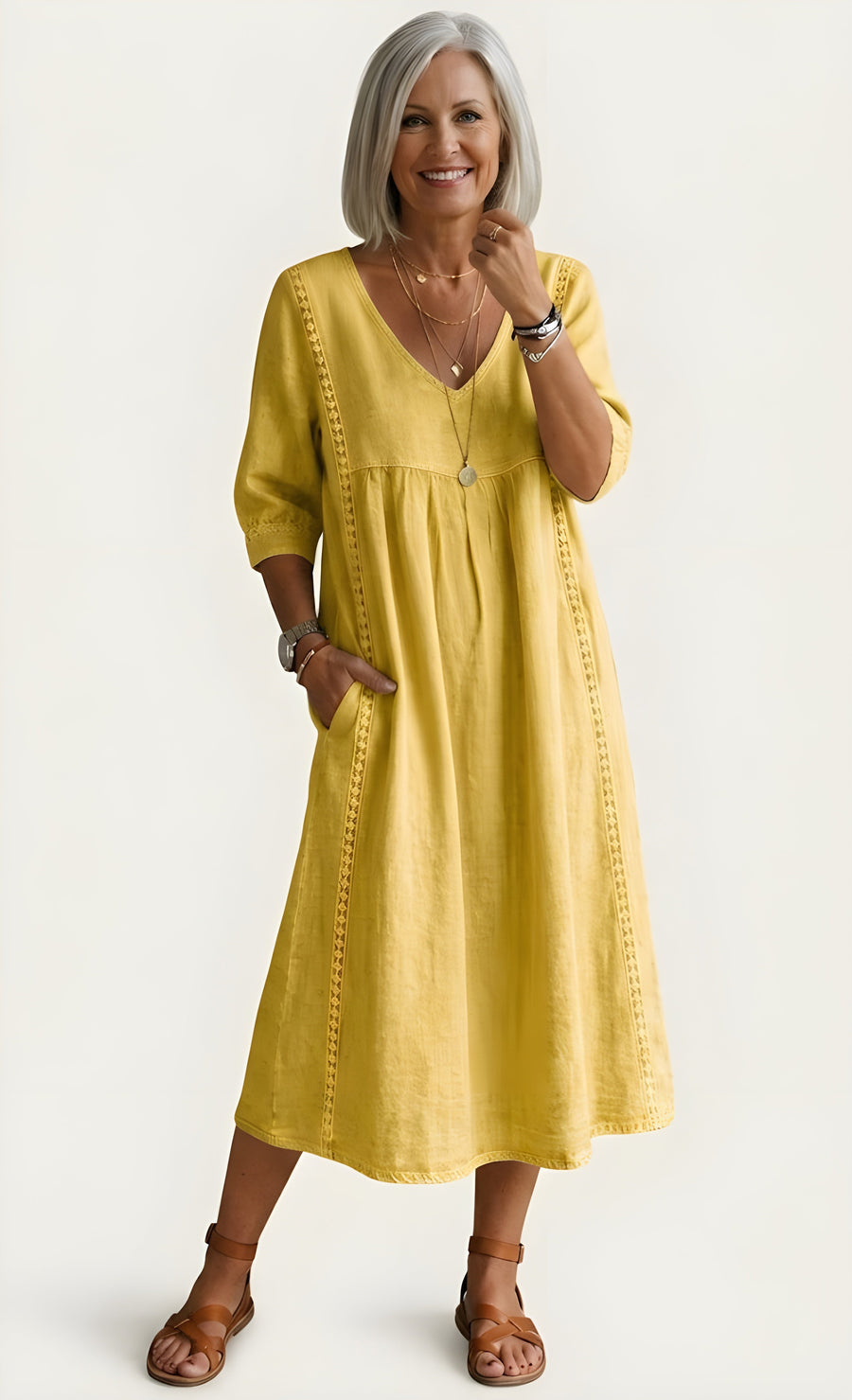 Colette | Abito Maxi A-Line Elegante