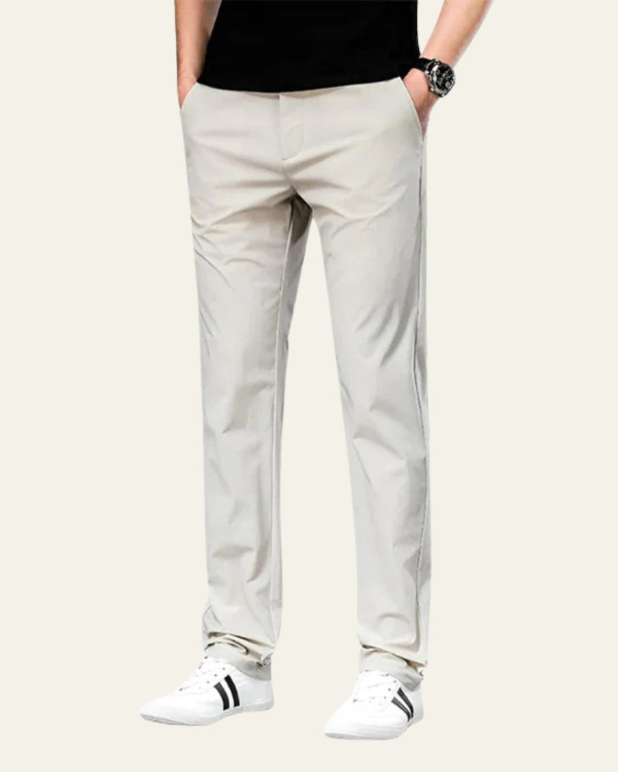 Pantaloni Chino Uomo in Cotone Premium Elastan Morbidi