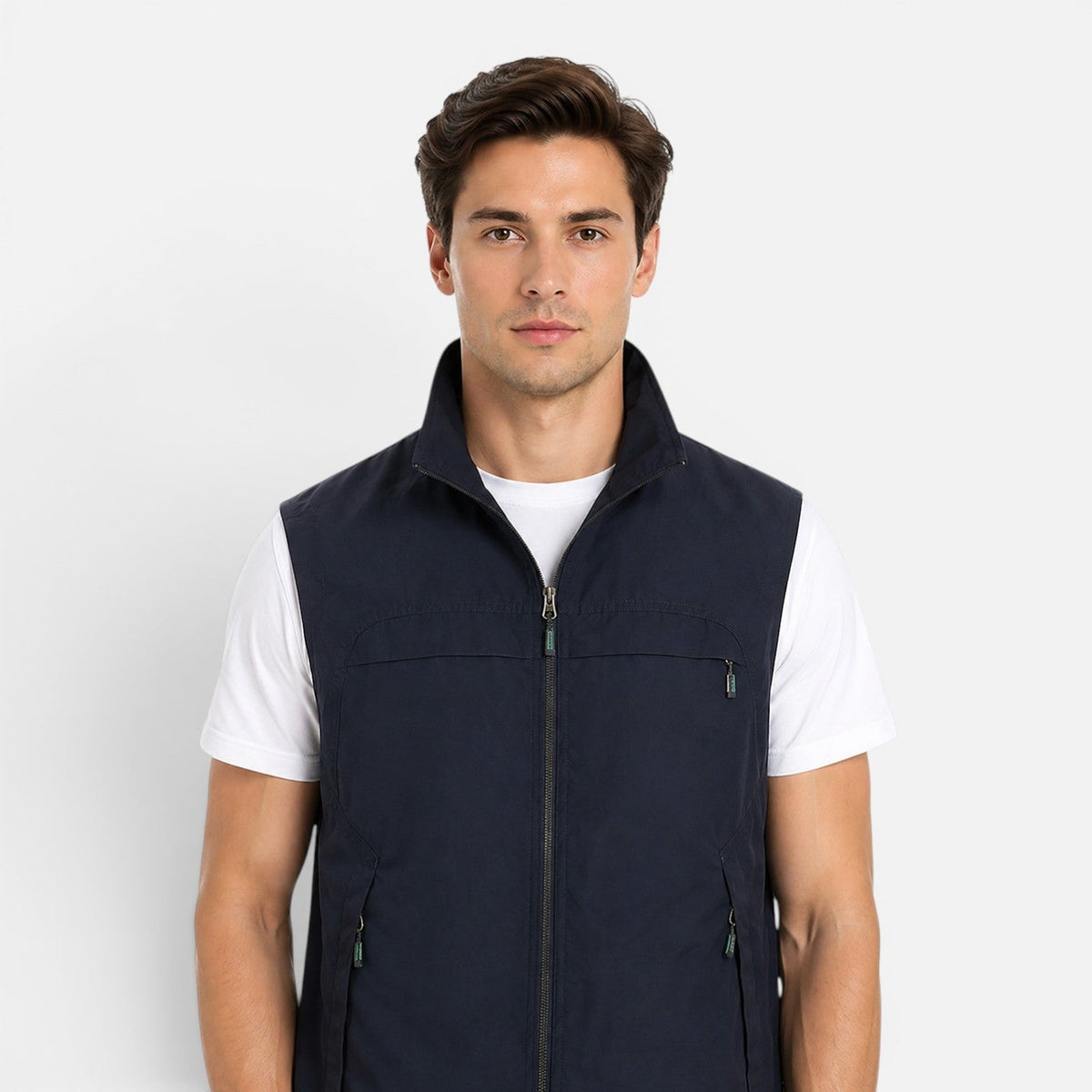 Gilet Uomo Leggero Multitasche Traspirante Smanicato Estivo