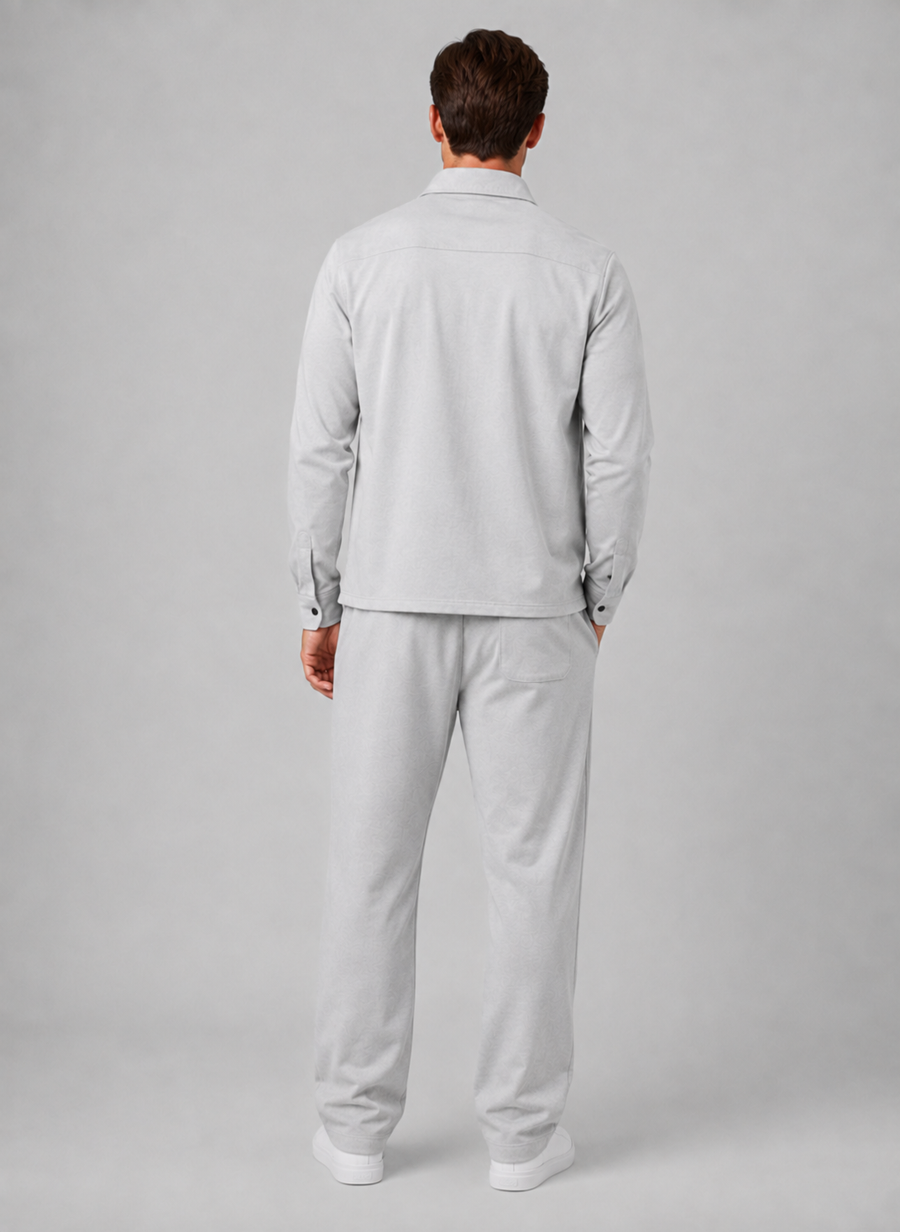 Completo Uomo Overshirt e Pantaloni Casual Coordinato