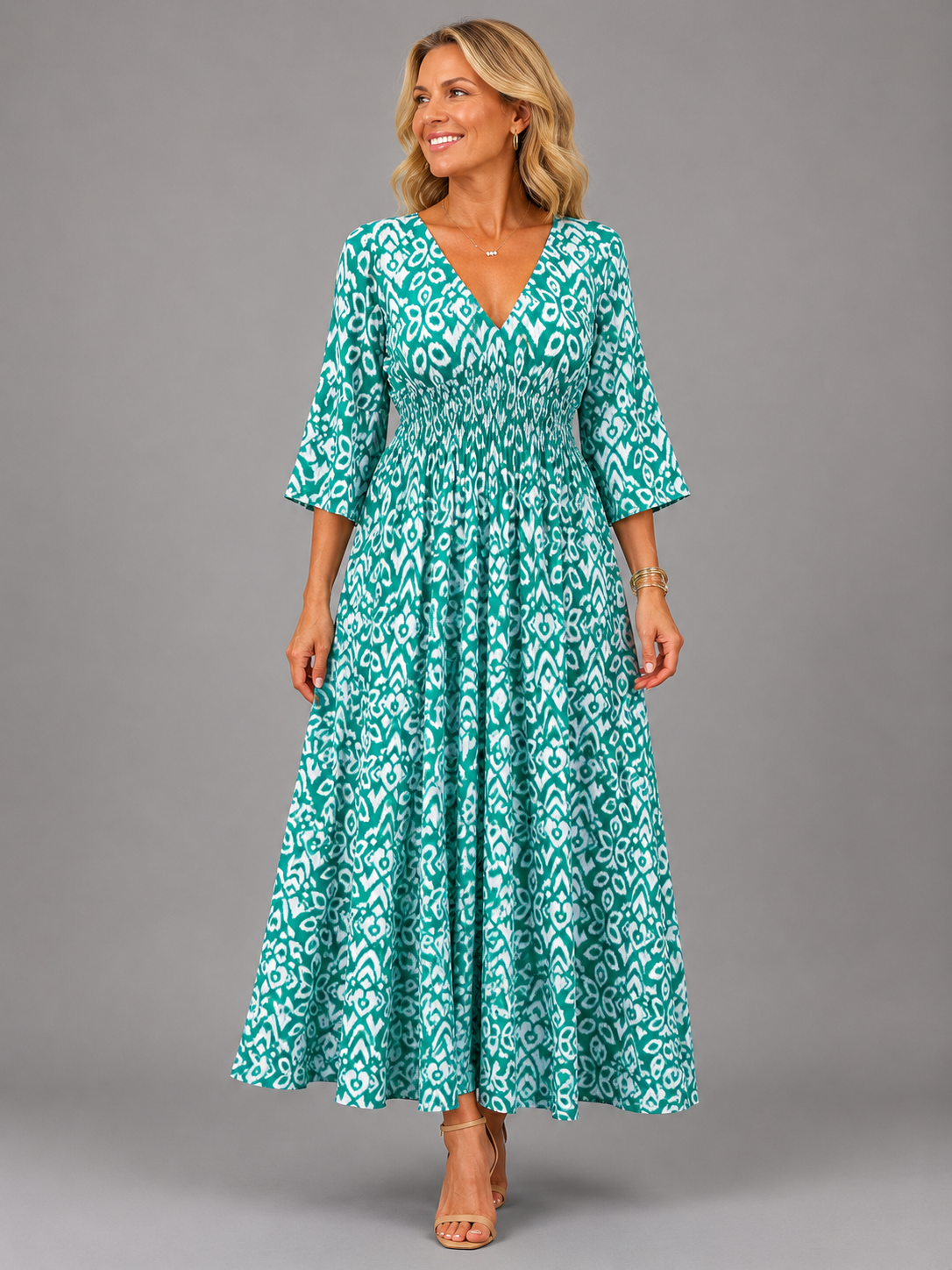Serena | Vestito Midi Bohemien Flow