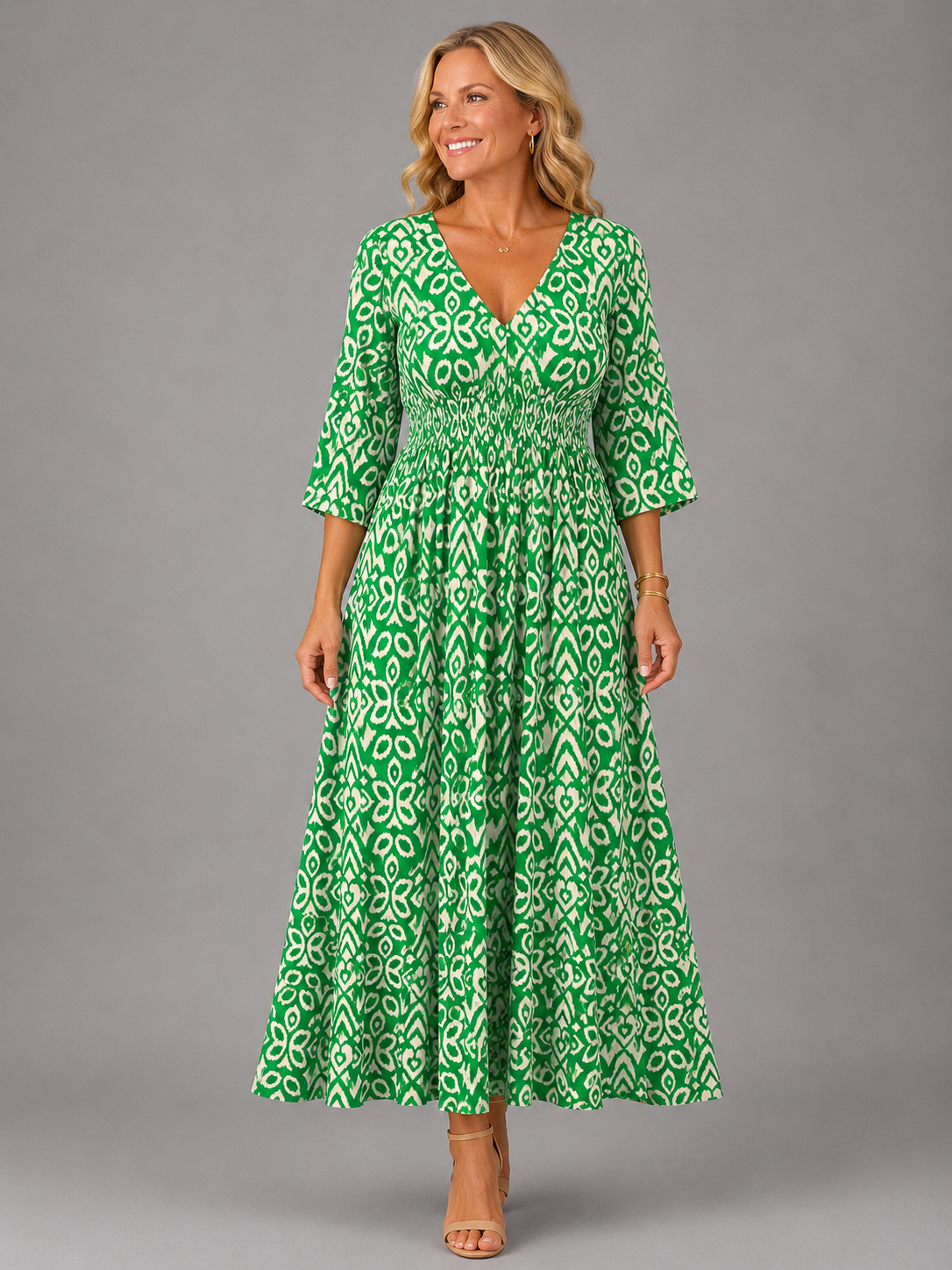 Serena | Vestito Midi Bohemien Flow