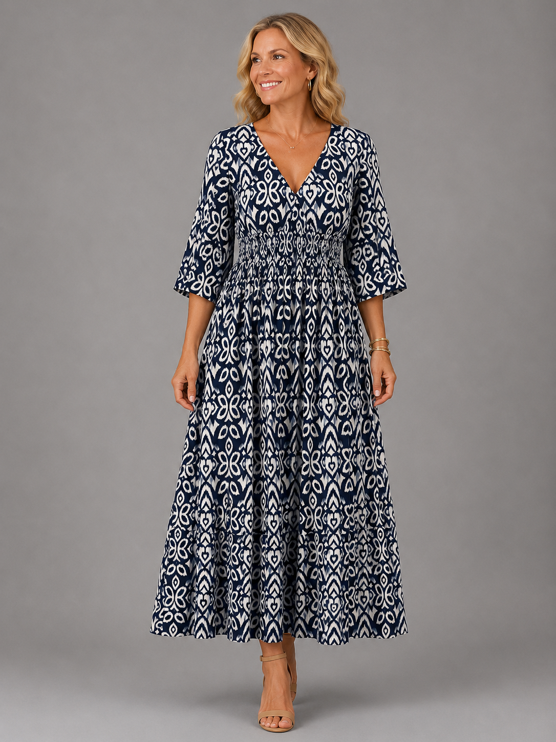 Serena | Vestito Midi Bohemien Flow