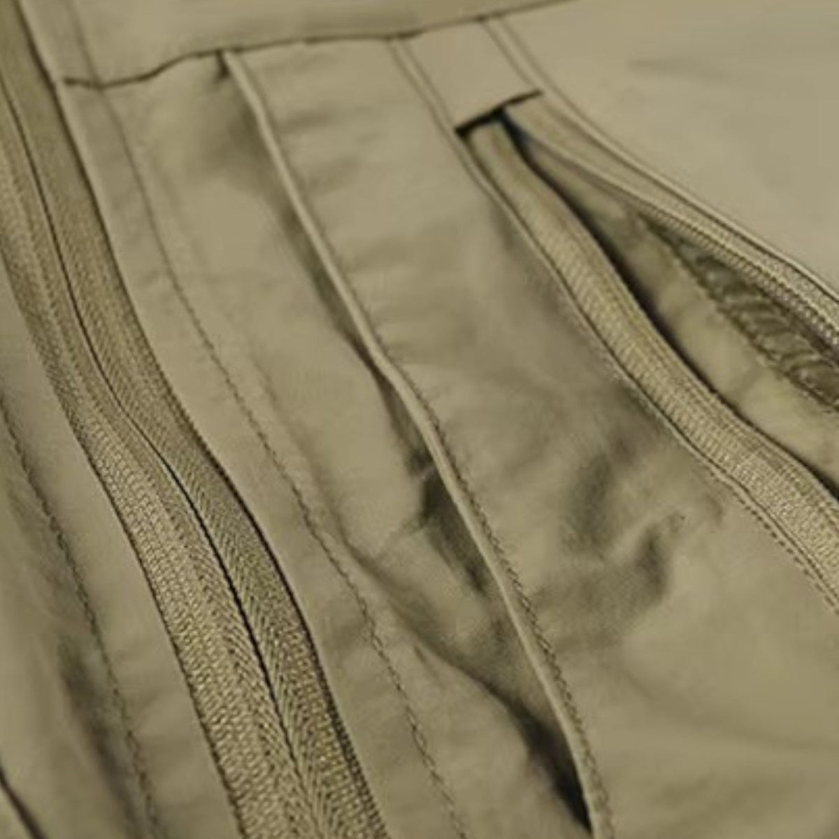 Gilet Uomo Multitasche con Zip Leggero Outdoor Smanicato