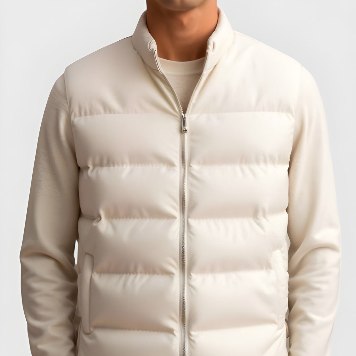 Gilet Piumino Uomo Leggero in Piuma d'Anatra Smanicato