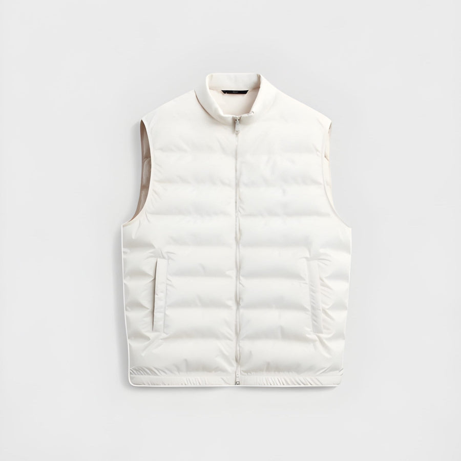 Gilet Piumino Uomo Leggero in Piuma d'Anatra Smanicato