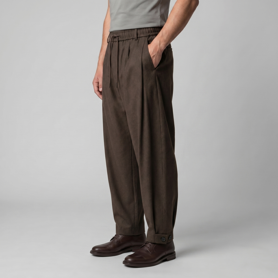Pantaloni Uomo Affusolati con Coulisse Smart Casual