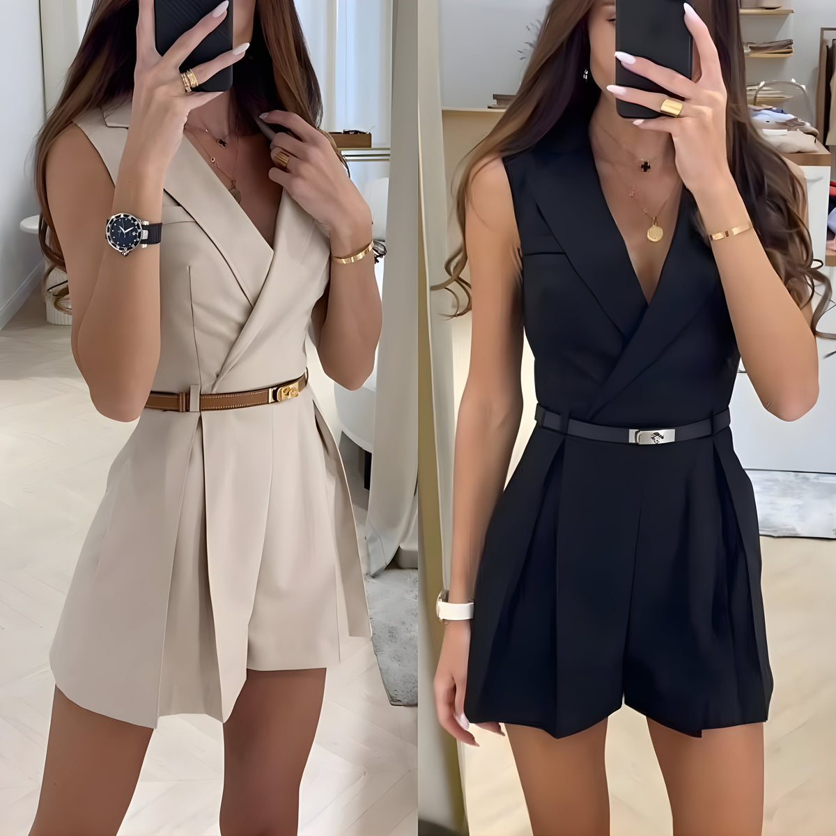 Cyla™ Stylish Sleeveless Jumpsuit