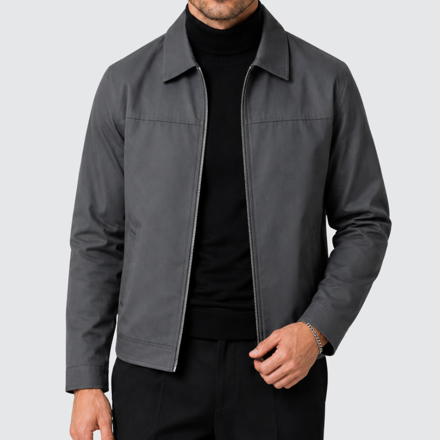 Giacca Harrington Uomo Classica con Zip