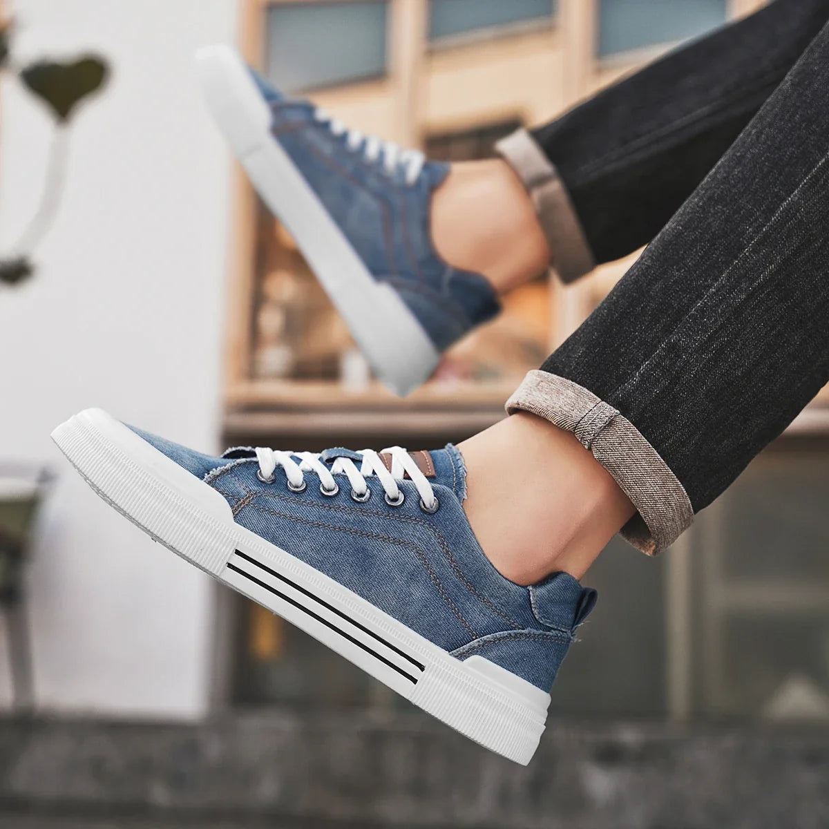 Sneakers Uomo Low-Top Design Casual