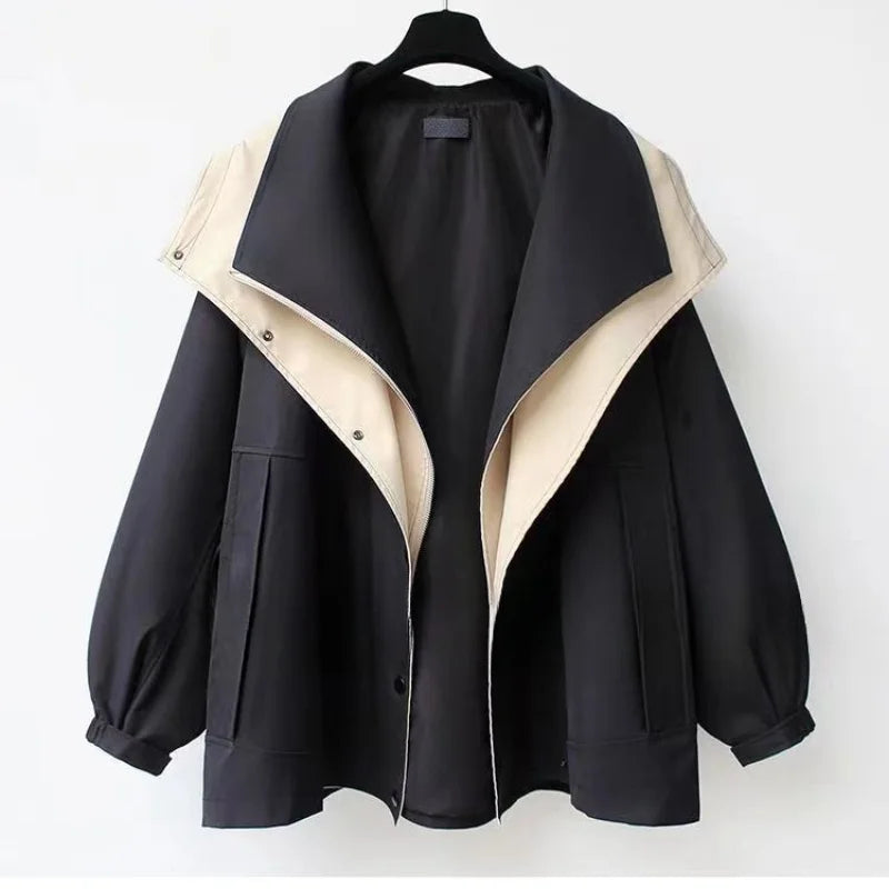 Xiandra™ Trendy Hooded Windbreaker Coat