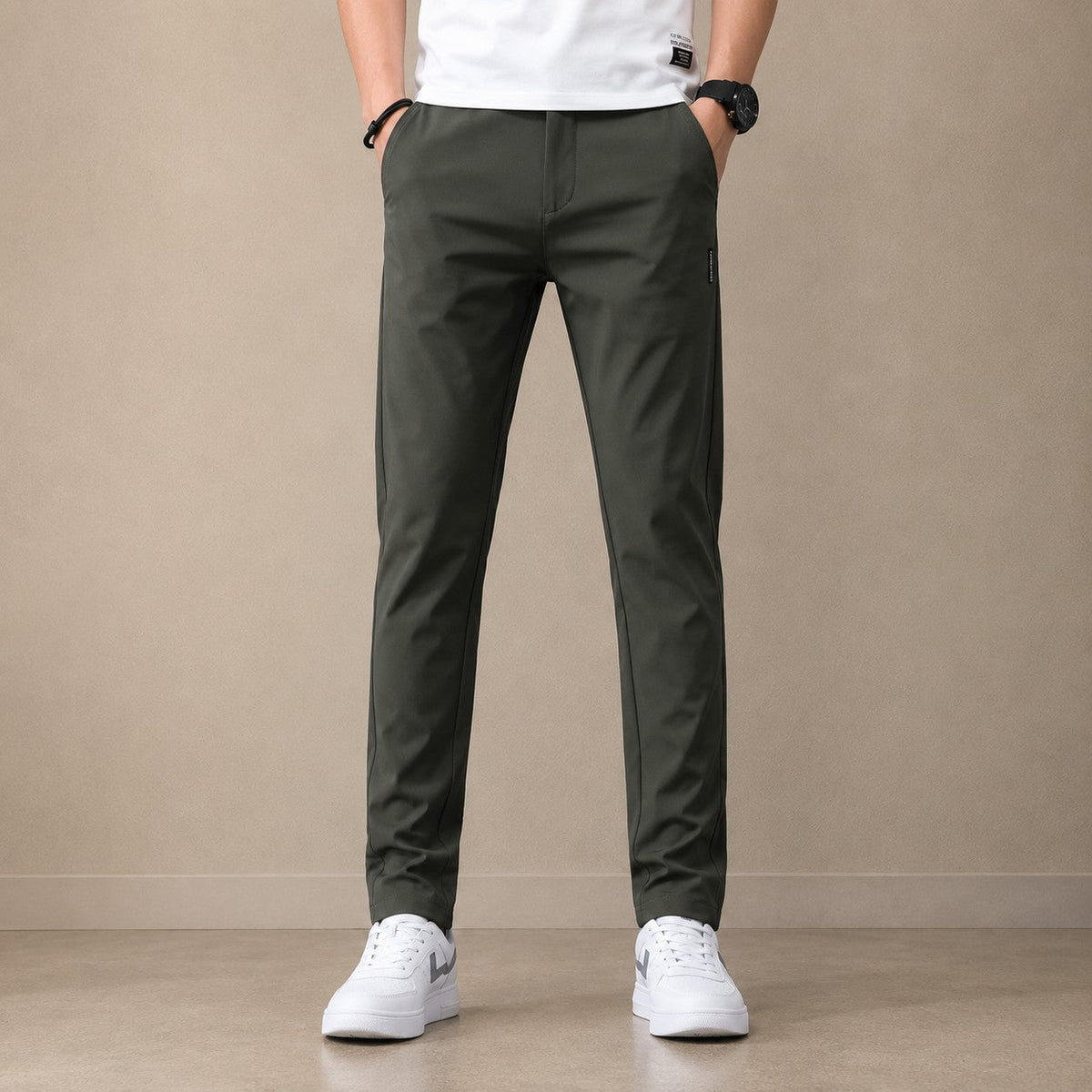 Pantaloni Slim Stretch Casual