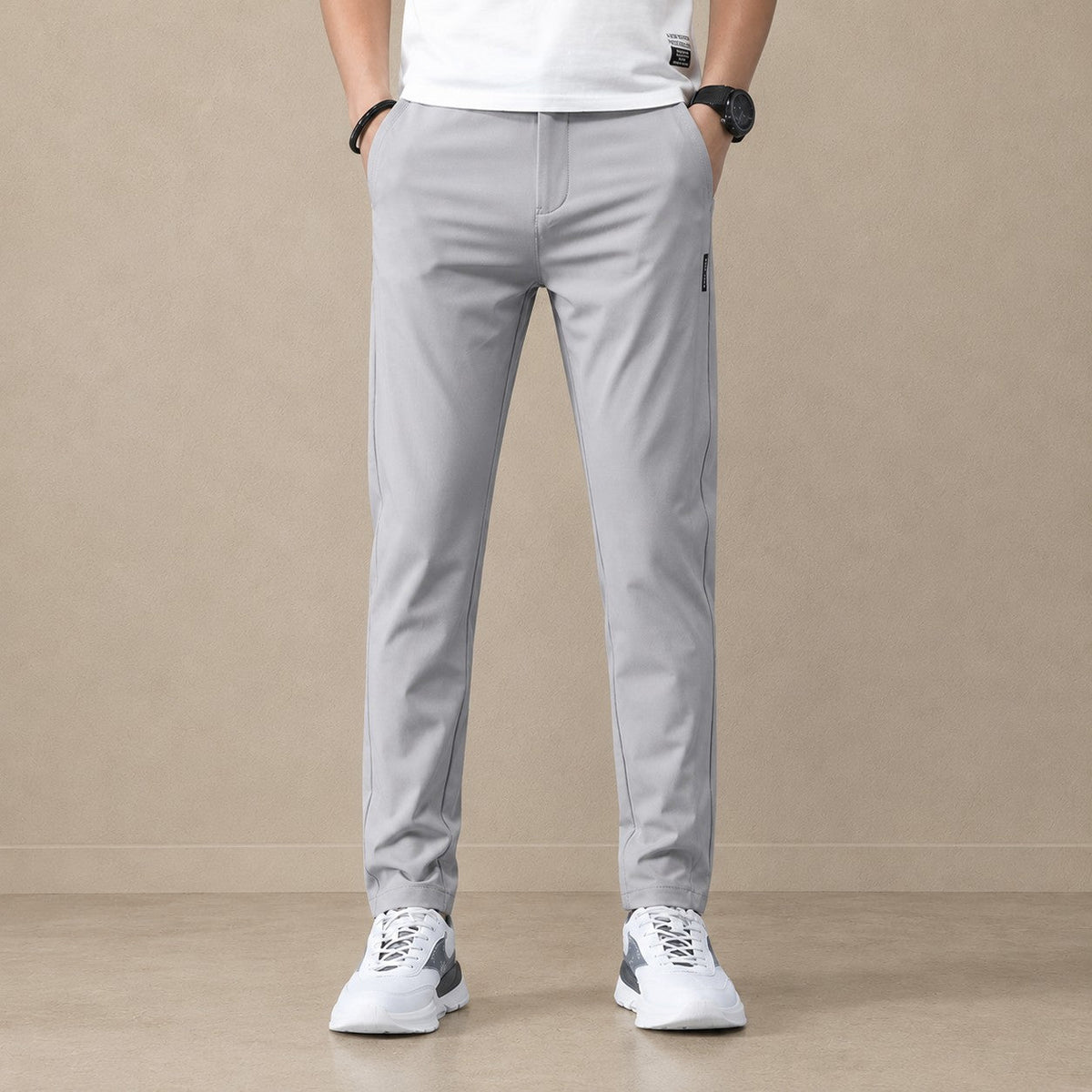 Pantaloni Slim Stretch Casual