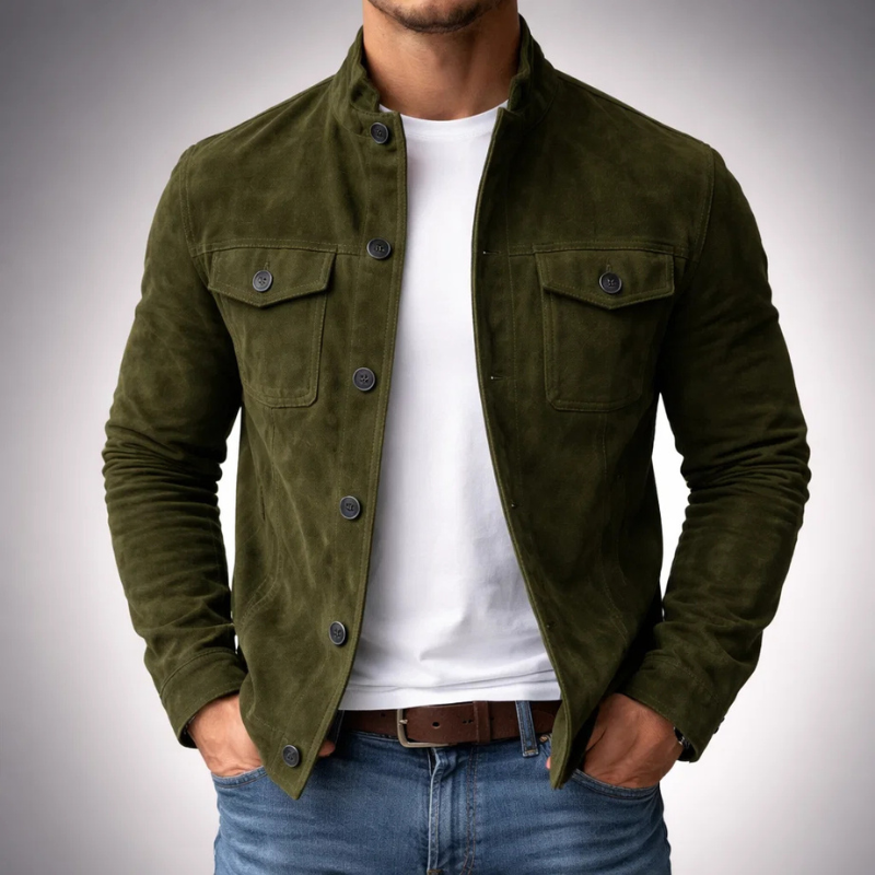 Giacca Uomo Vigo dal Design Ispirazione Militare