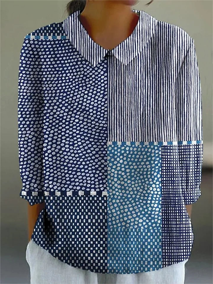 Harper™ Patchwork Blouse