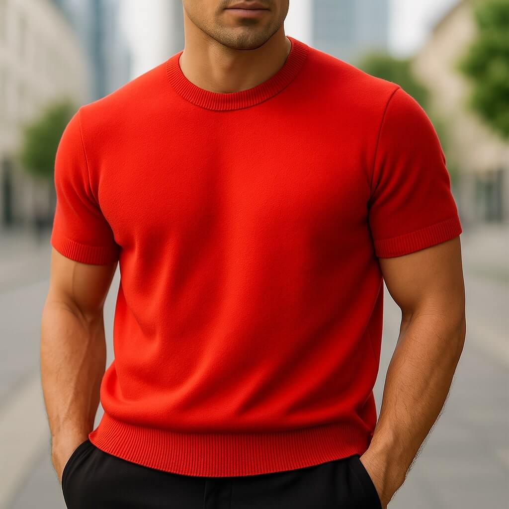 T-Shirt Auro dalla Vestibilità Sartoriale