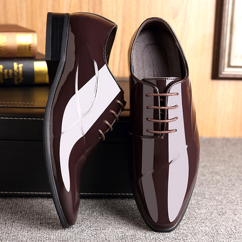 Scarpe in Pelle PU Taglie Comode con Lacci | Ideale per Tutte le Stagioni