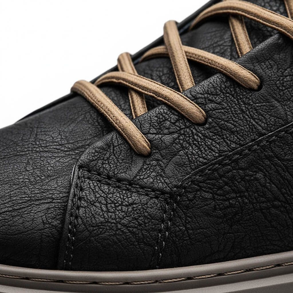 Sneaker in pelle italiana per uomini fatte a mano casual