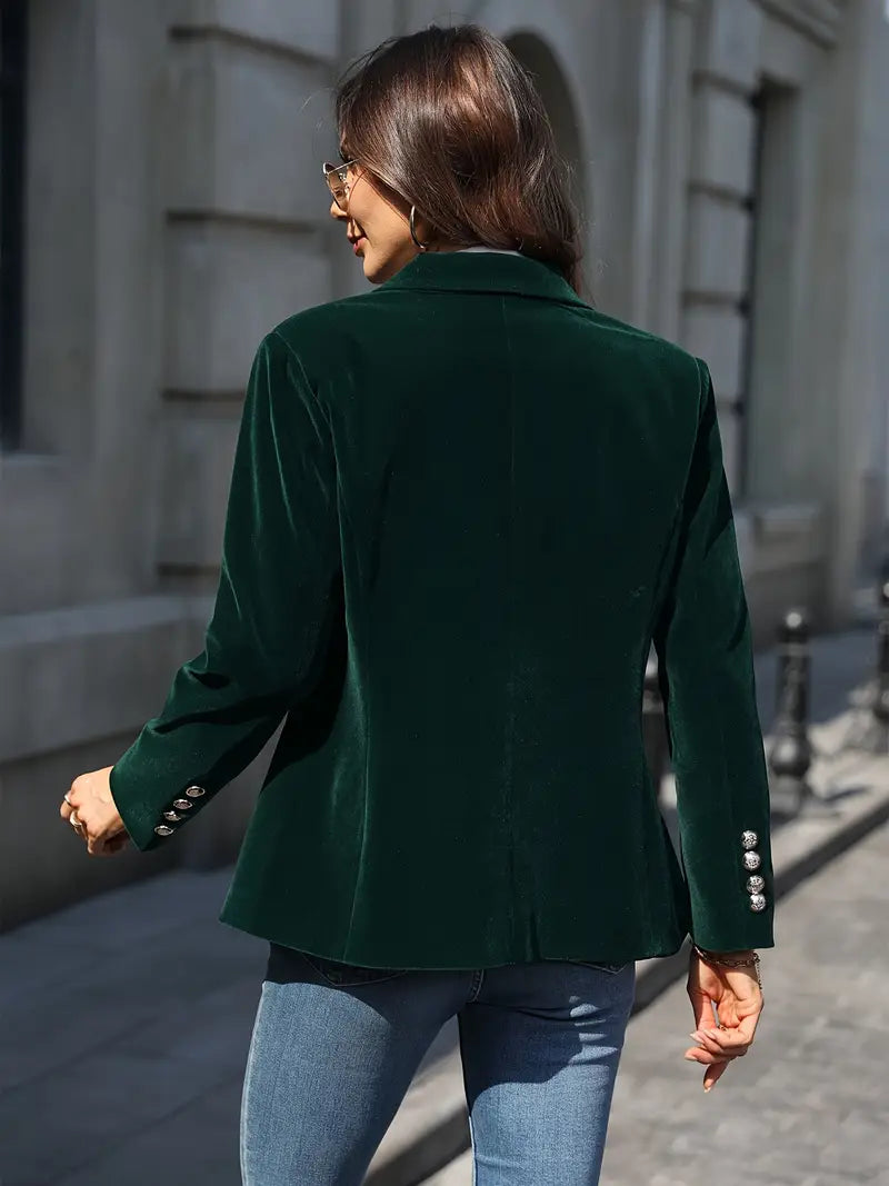 Kelly™ Elegant Velvet Blazer