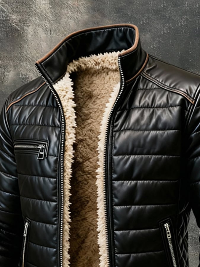 Giacca Benjamin Uomo con Zip e Interno Morbido