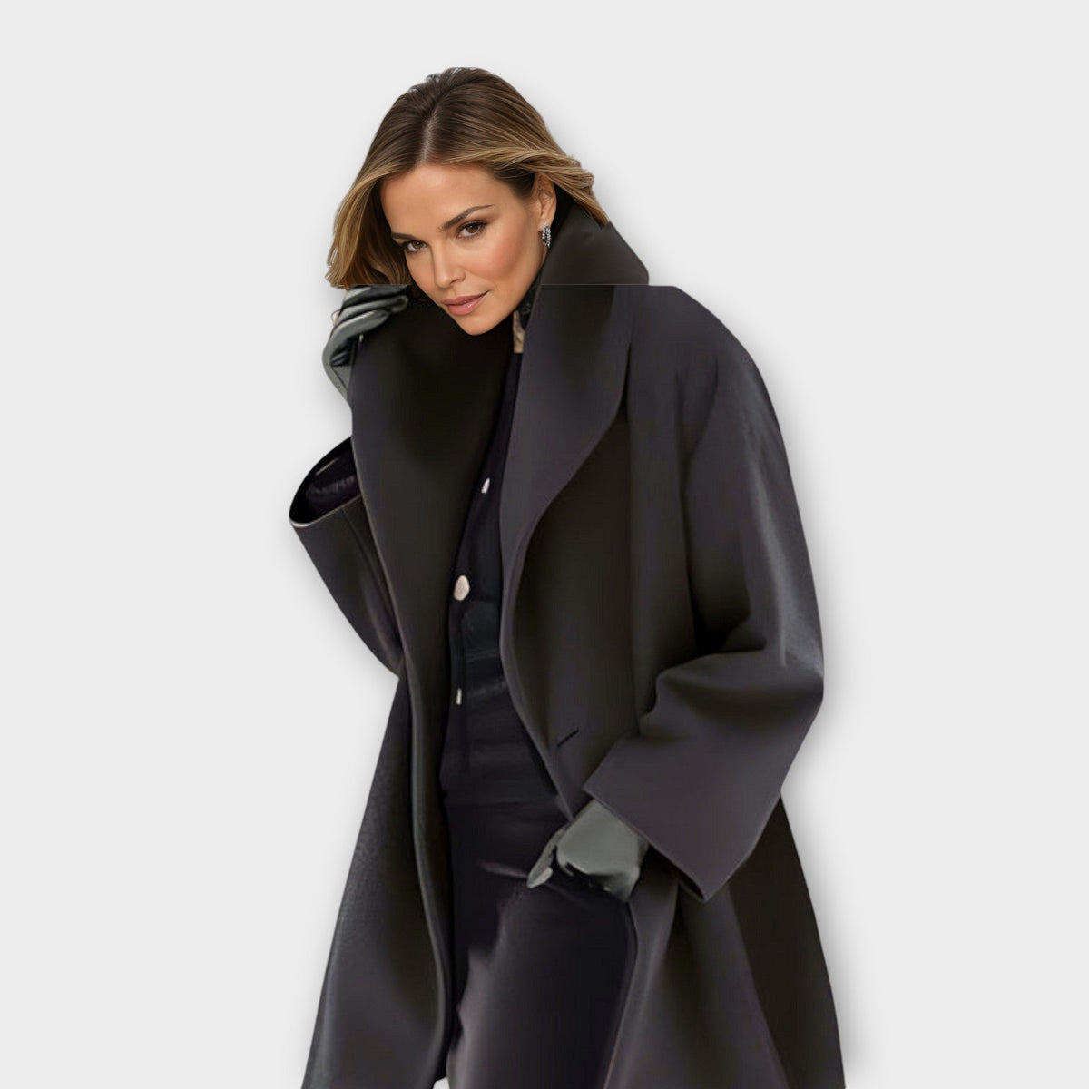 Liza™ Premium Windproof Wool Coat